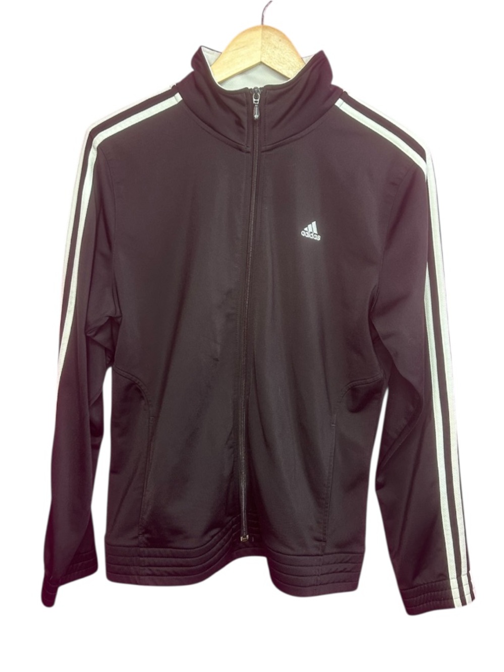 Black Adidas Track Suit Jacket Large